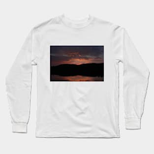 Lake view sunrise Long Sleeve T-Shirt